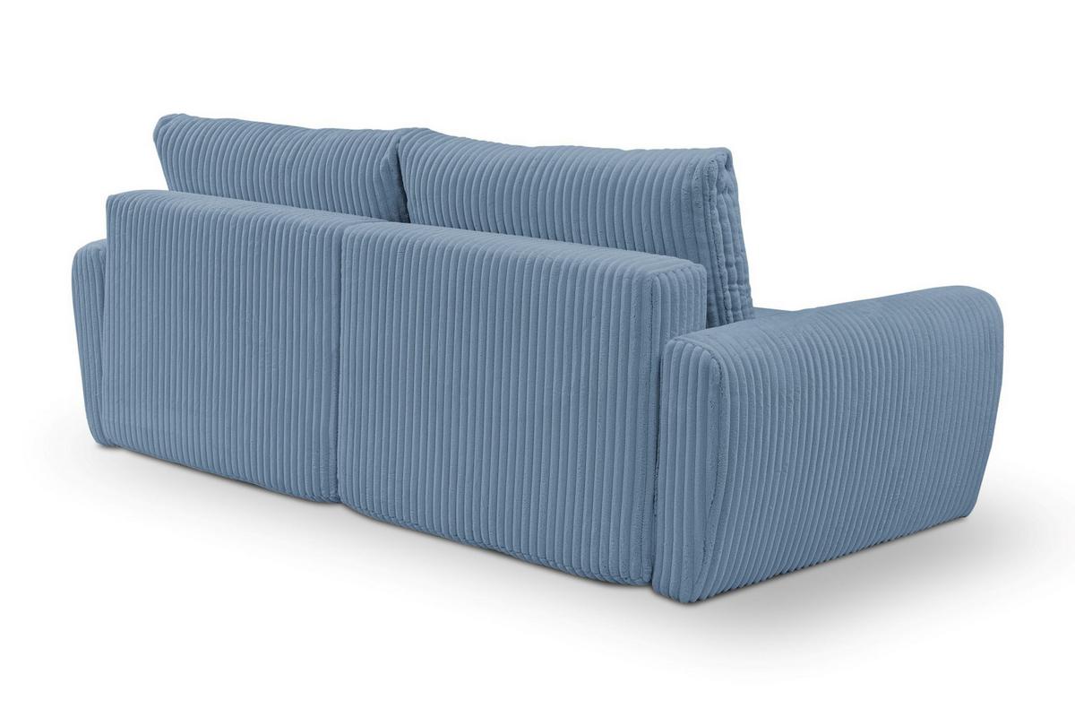 Canapea extensibila MEVI - albastru, Modern (240/72-90/120cm) - Premium Living