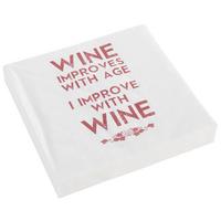 Salveta Kai - bijela/boje crnog vina, papir (33/33cm)