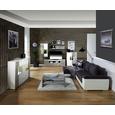 Regal Za Dnevni Boravak Vulcan - bijela/siva, MODERN, drvni materijal/plastika (265-295/194/40cm)
