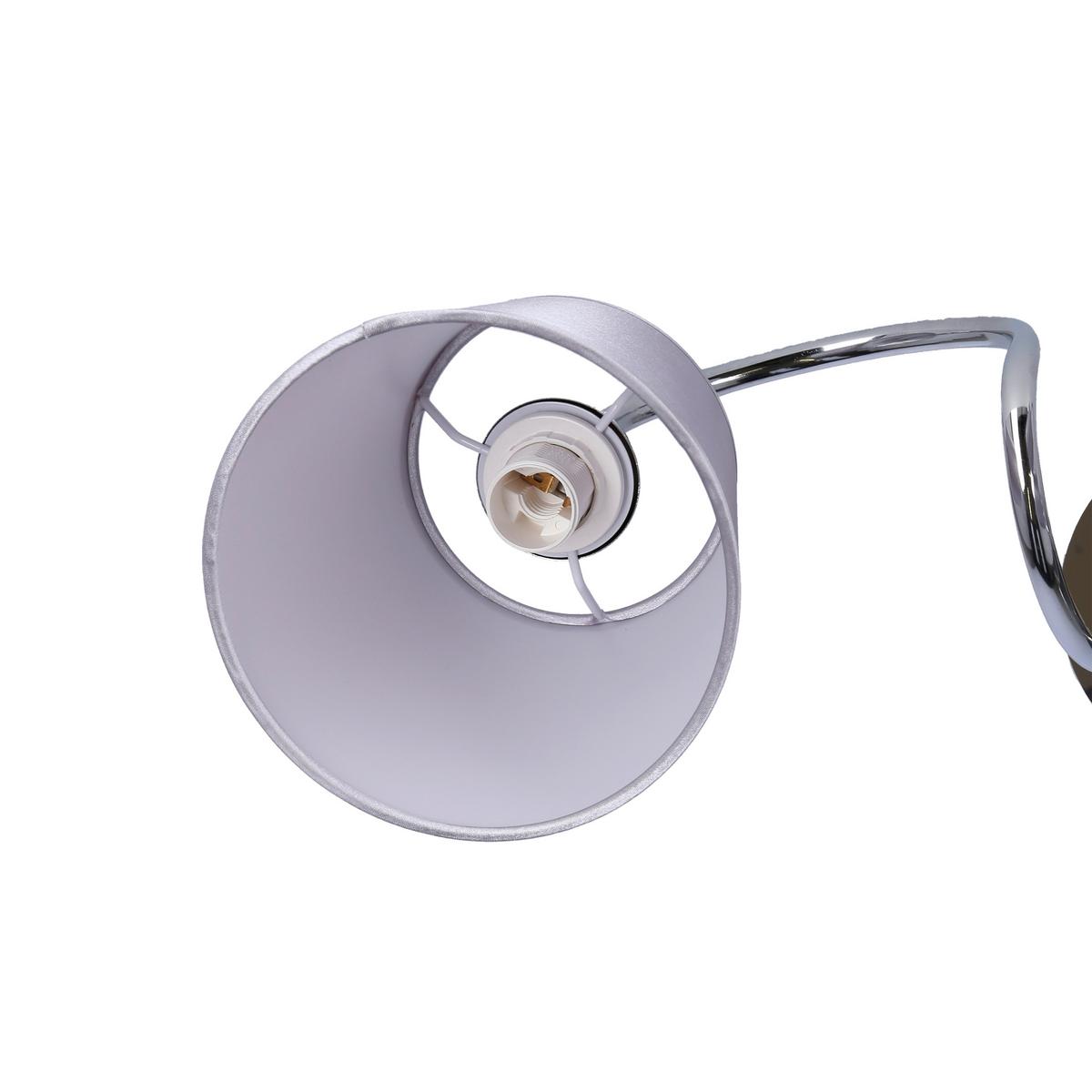 Stropna Svjetiljka Luk - boje kroma, Konvencionalno, metal/plastika (60/60/36cm)