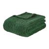 Pătură pufoasă Teddy - verde închis, Modern, textil (130/170cm) - Modern Living