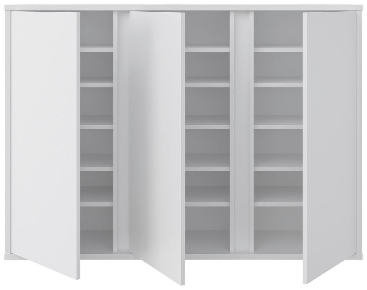 SZAFKA NA BUTY LIV - biały, Konventionell, materiał drewnopochodny (134,9/96/33,8cm) - Xora