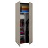 Mehrzweckschrank Vandol ca. 70x178x40 cm Eichefarben - Eichefarben/Silberfarben, Basics, Holzwerkstoff/Kunststoff (70/178/40cm) - MID.YOU