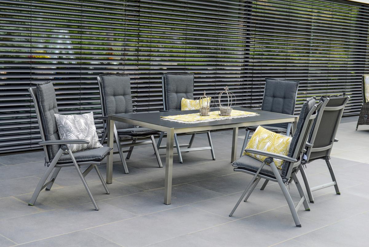 PODUSZKA NA FOTEL 20924 - szary, Design, tkanina (50/7/108cm)