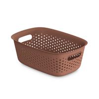 Coșuleț pentru depozitare Maja - cca. 3,5L - roșu închis, Modern, plastic (28/19,5/10,5cm) - Mömax