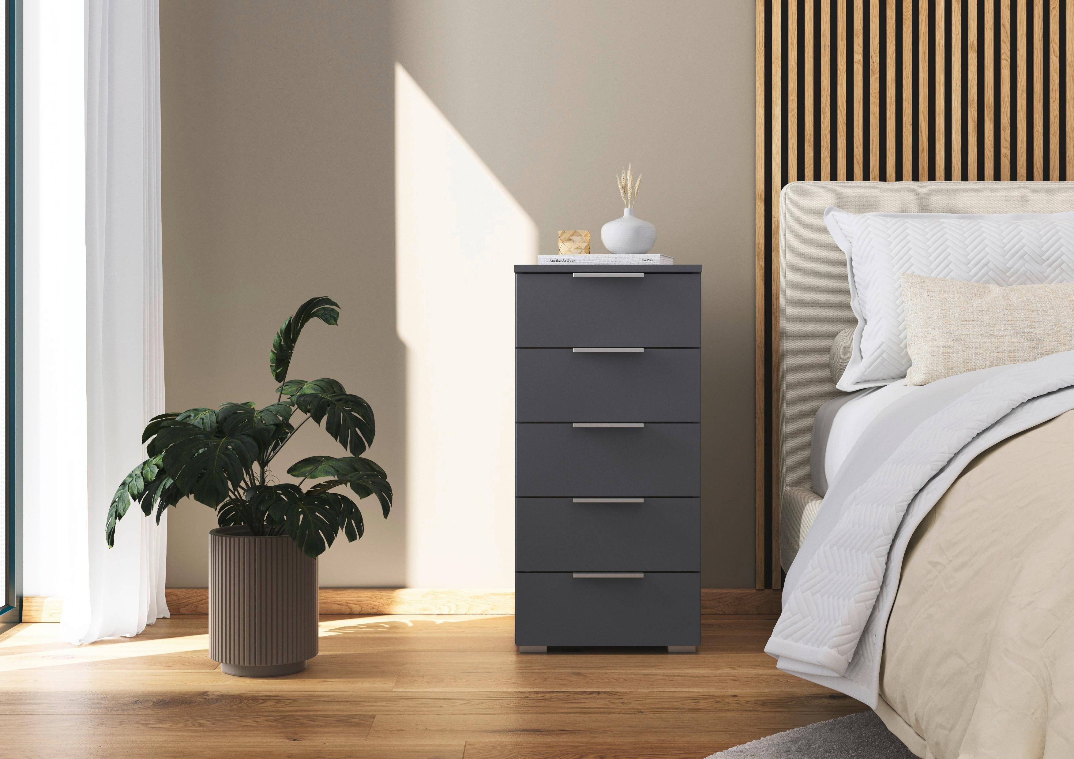 NOPTIERA MARS 5L - gri, Basics, material pe bază de lemn (40/84/40cm) - Modern Living