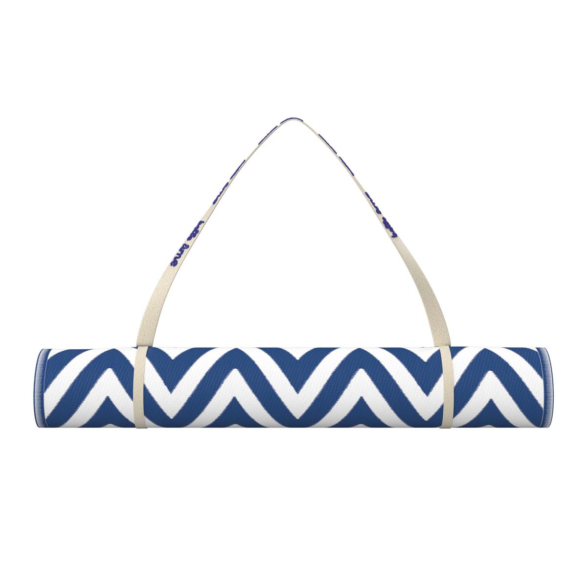 Strandmatte Riya Blau ca. 70x170 cm - Blau, MODERN, Kunststoff/Textil (70/170cm) - Bessagi Garden