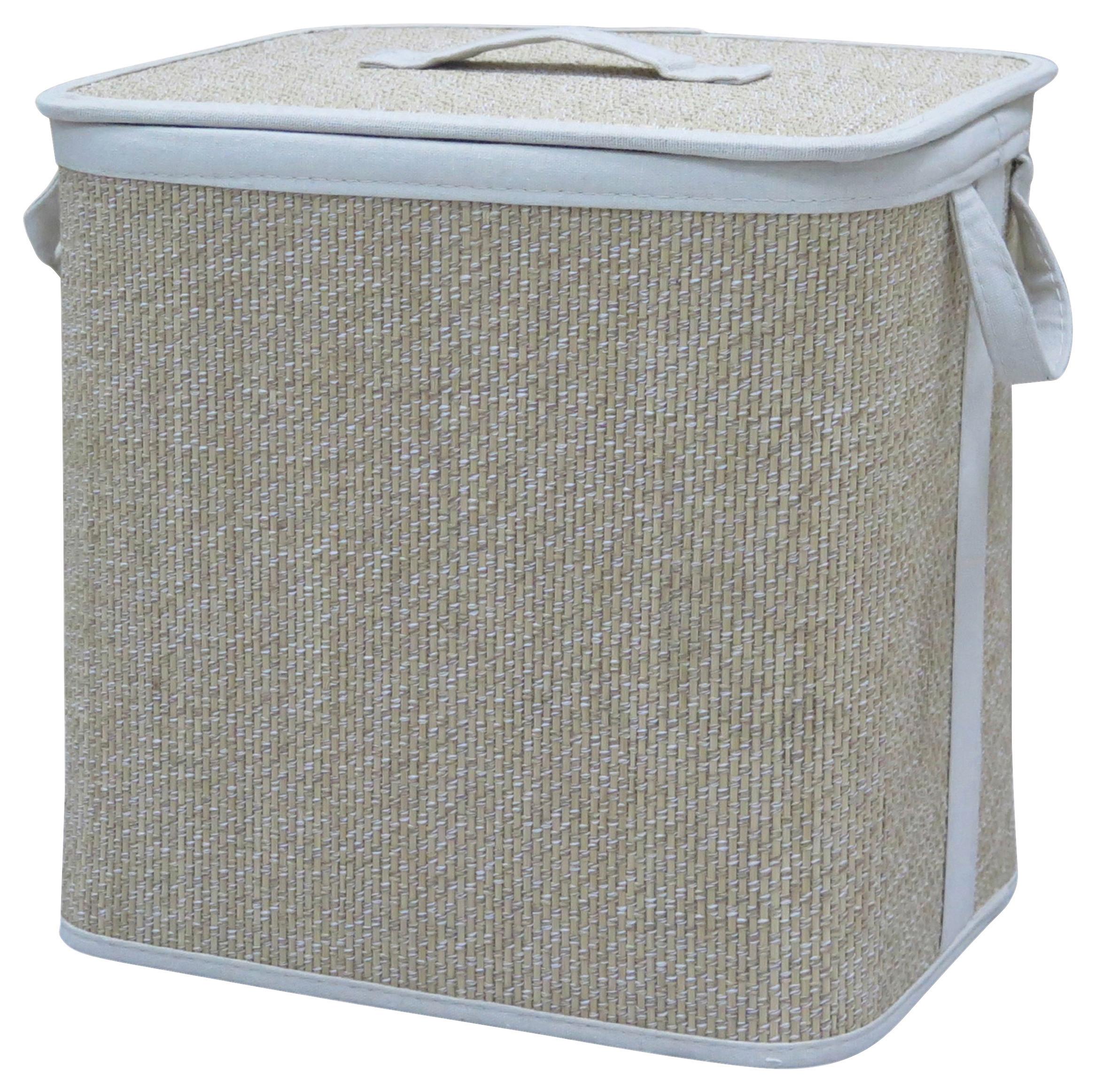 Košara Za Perilo Lotie - naravne barve, Moderno, umetna masa/tekstil (36/26/35cm) - Mömax