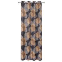 ZASŁONA NA PRZELOTKACH MIRAGE - antracytowy, Basics, tkanina (135/245cm) - Esposa