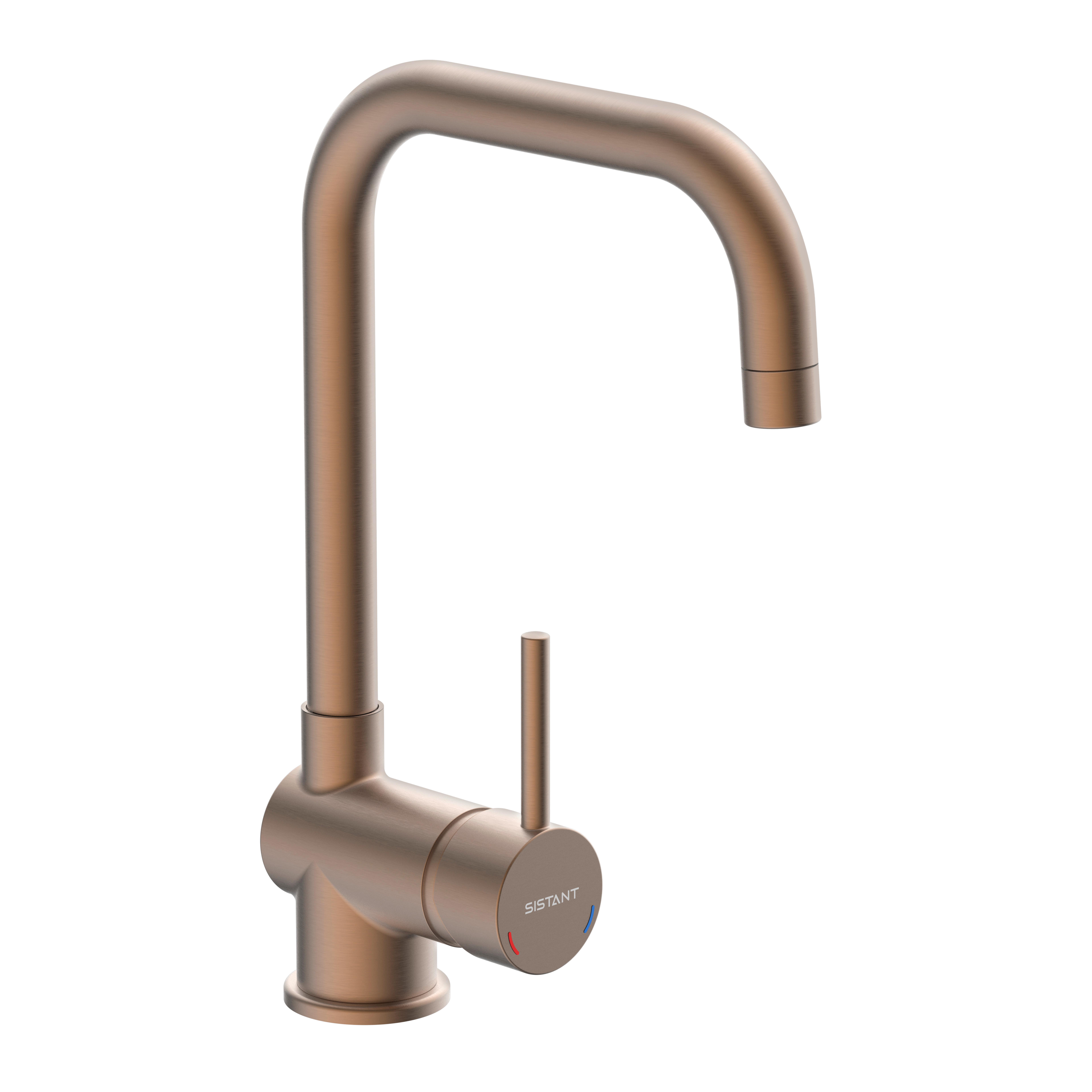 Küchenarmatur Sistant Stockholm Kupferfarben - Kupferfarben, Basics, Metall (33cm) - Sistant
