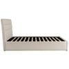 STOPPAD SÄNG SIENNA -EXKLUSIV- -BASED- - beige/svart, Lifestyle, metall/trä (90/200cm) - Based