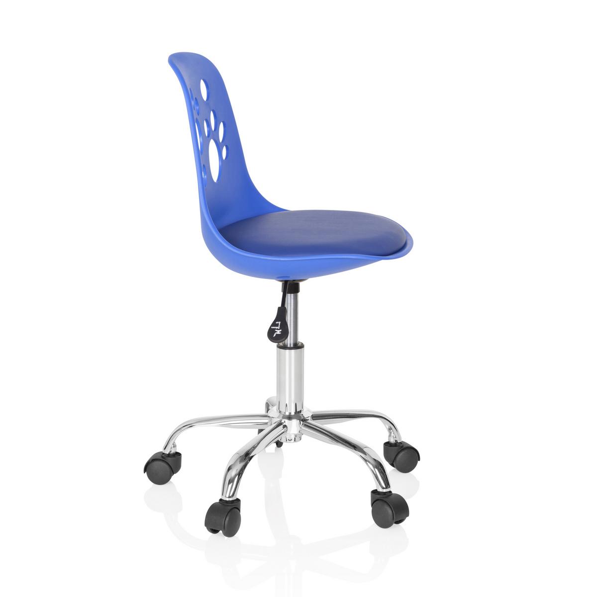 Mladinski Vrtljivi Stol Fancy I, Modra - modra, Moderno, umetna masa/tekstil (40/72-82/44cm) - MID.YOU