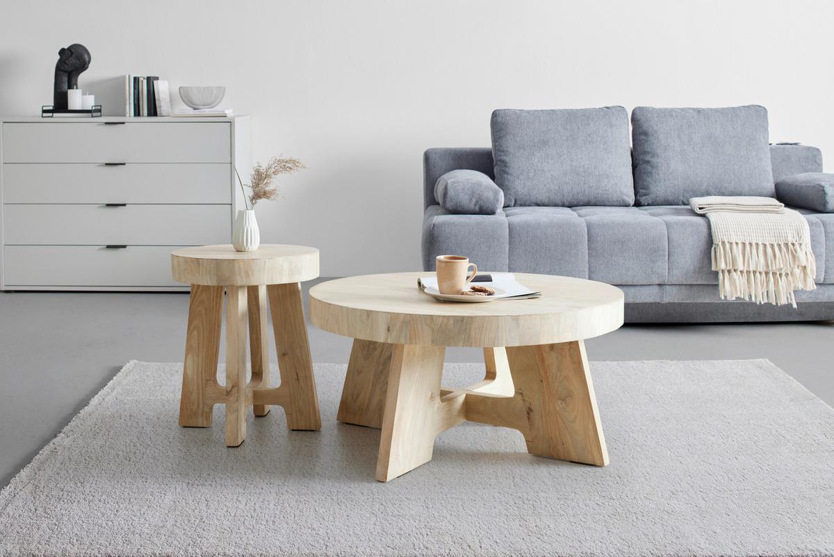 Couchtisch Alex I in Naturfarben - Naturfarben, Natur, Holz (91/46/91cm) - Zandiara