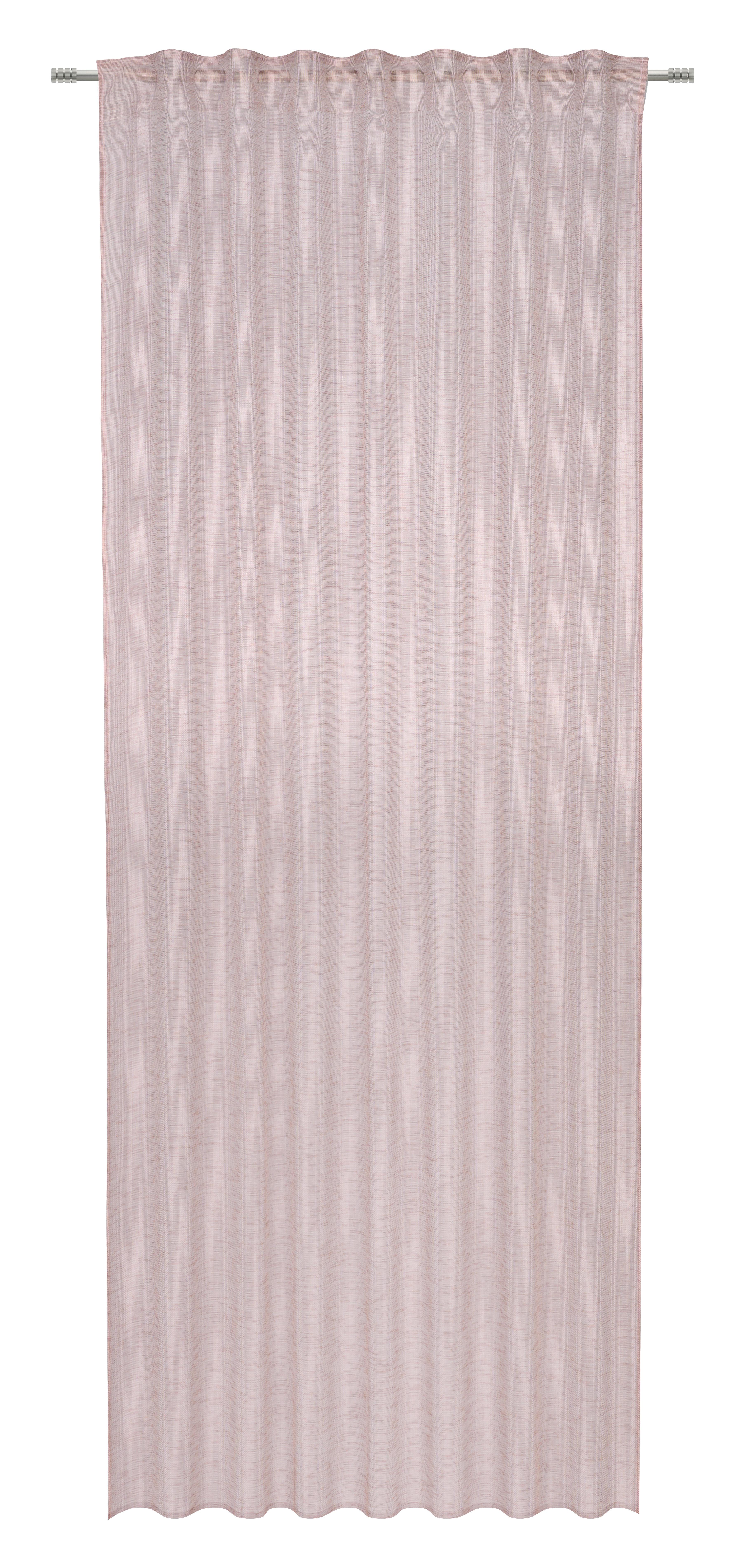 ZASŁONA GOTOWA MOLA - różowy, Basics, tkanina (140/245cm) - Esposa