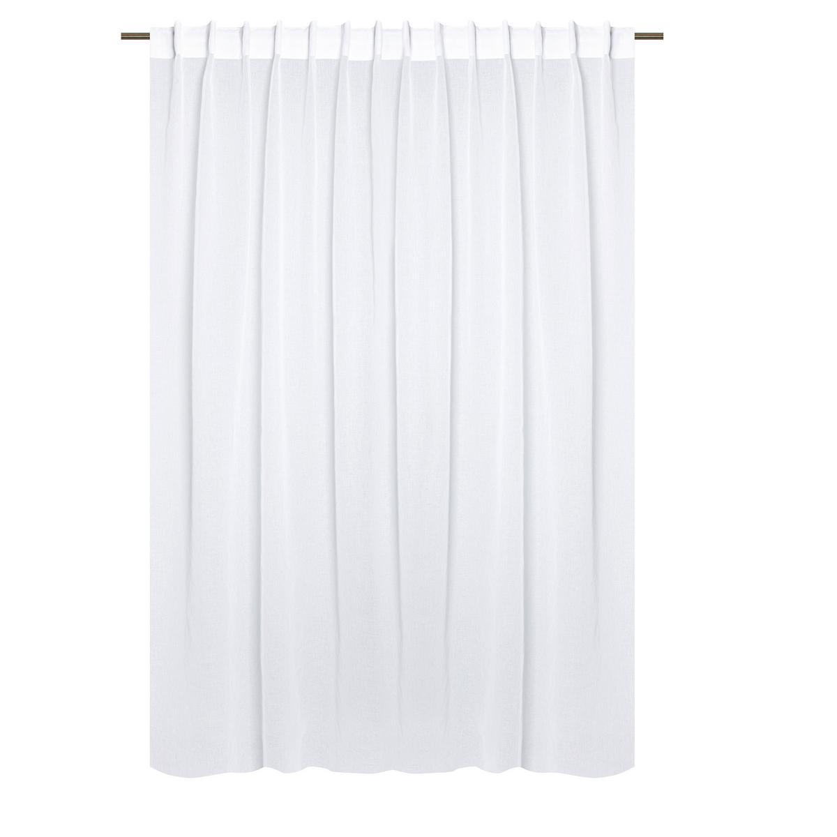 ZASŁONA GOTOWA 0161010 3 IN 1 LIM-HOME BLANC - biały, Basics, tkanina (280/240cm)