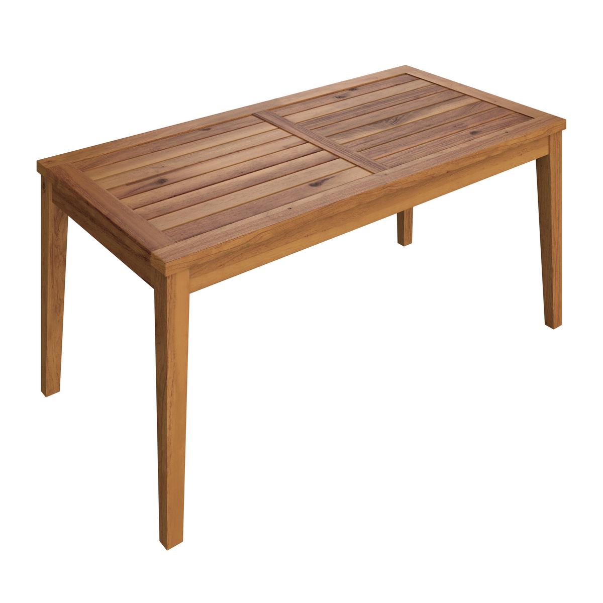 Loungegarnitur Enrica Schwarz/Akazie Rope - Schwarz/Akaziefarben, MODERN, Holz/Kunststoff (120/84/70cm) - Bessagi Garden