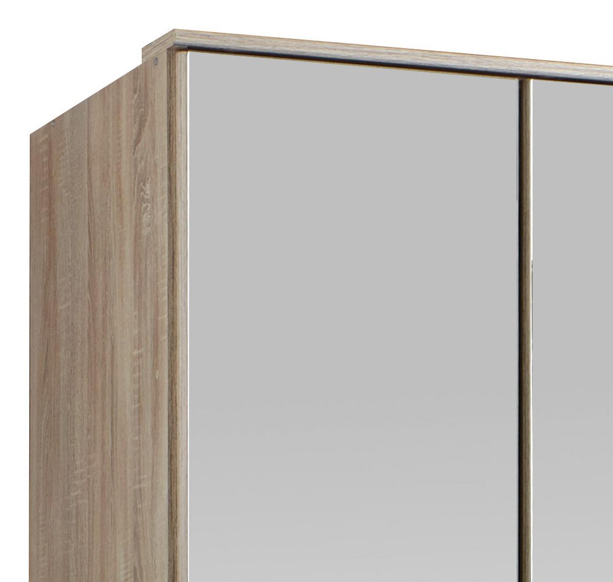 Ormar S Klasičnm Vratima Imago - boje hrasta/boje aluminija, Konvencionalno, staklo/drvni materijal (90/199/58cm) - Modern Living