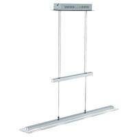 LAMPA WISZĄCA LED 67672 TENSO - kolor niklowy/kolor chromowy, Konventionell, metal/szkło (64/150cm) - Fischer & Honsel