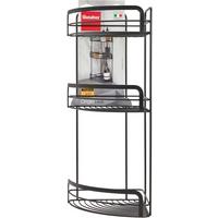 Fürdőszobai Polc Lava Mx401126 - fekete, fém (20/48/20cm) - Metaltex
