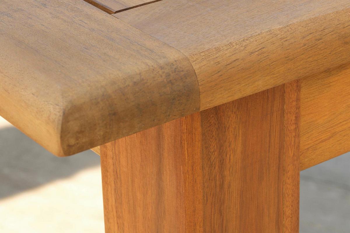 Gartengarnitur Acapulco 9tlg. Akazie/Textil - Naturfarben/Grau, ROMANTIK / LANDHAUS, Holz/Textil - Gardenson