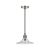 Viseća Svjetiljka Geneva - crna, Konvencionalno, staklo/metal (21.5/21.5/90cm)