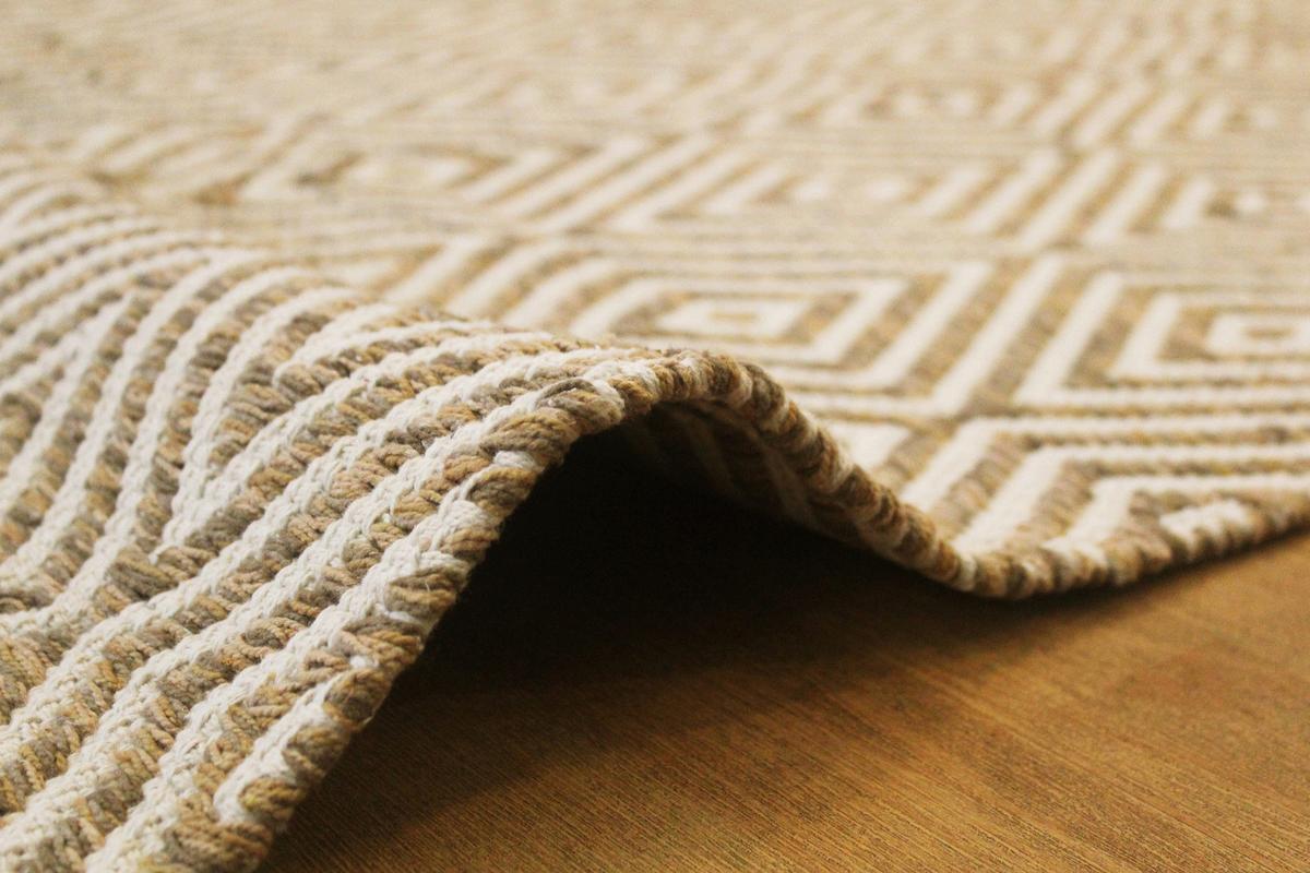 FLACHWEBETEPPICH APERITIF 310 - Beige/Braun, Konventionell, Textil (80/150cm) - Kayoom