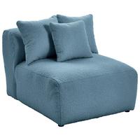 Modul Sofaelement Bloom Blau - Blau, Trend, Textil (85/70/122cm) - Livetastic