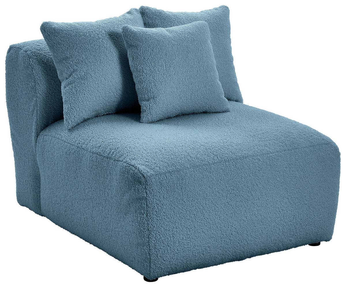 Modul Sofaelement Bloom Blau - Blau, Trend, Textil (85/70/122cm) - Livetastic