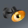 LED-Strahler Goldy, max. 4 Watt - Goldfarben/Schwarz, LIFESTYLE, Metall (12/15,2/12,1cm) LED-Strahler Goldy, max. 4 Watt - Goldfarben/Schwarz, LIFESTYLE, Metall (12/15,2/12,1cm)