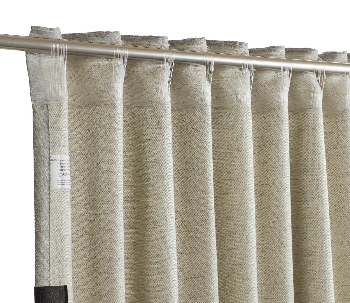 ZASŁONA GOTOWA SW-LIGHT - szary, Basics, tkanina (130/250cm) - Schöner Wohnen