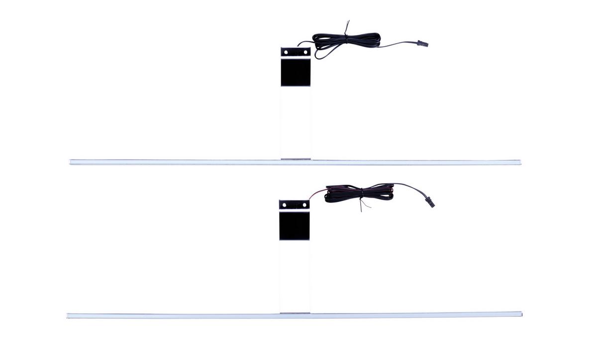 Aufbauleuchte Slimline in Chromfarben max. 6 Watt - Chromfarben, MODERN, Kunststoff (60cm)
