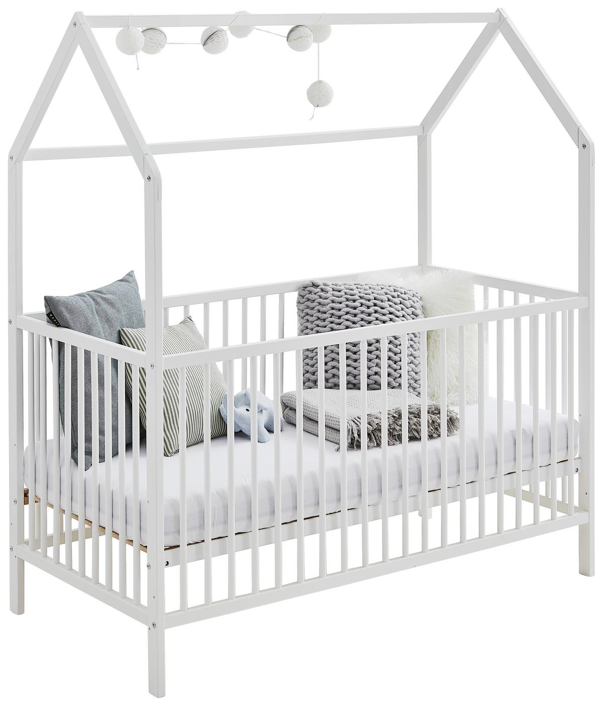 ŁÓŻKO SZCZEBELKOWE EMMA 1 - biały, Trend, drewno (144/75/161cm) - My Baby Lou