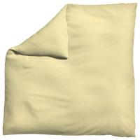 Bettdeckenbezug Woven Satin Gelb ca. 200x200cm - Gelb, Basics, Textil (200/200cm) - Schlafgut