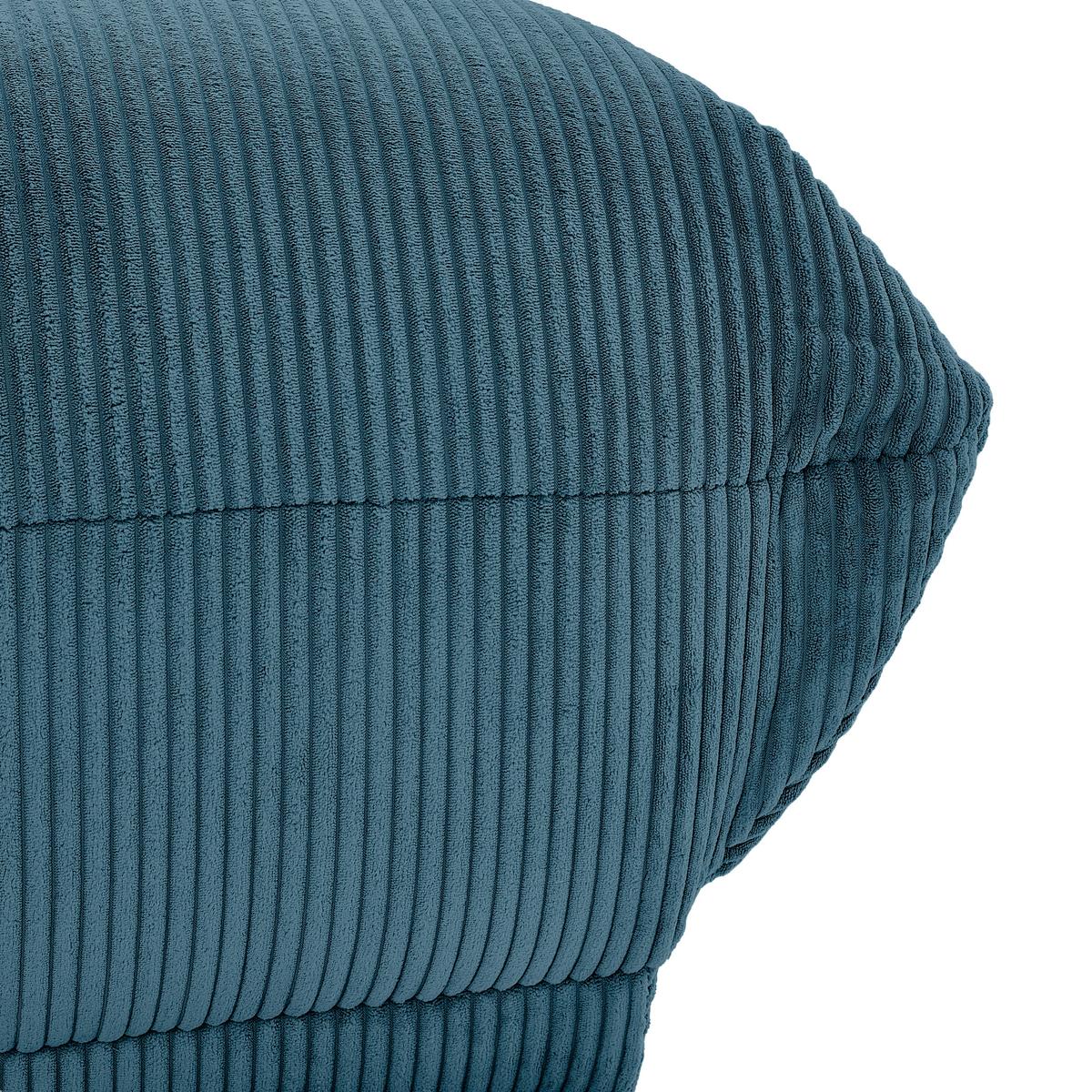 Modul Sofa Giselle Ottomane Petrol - Petrol, Trend, Textil (105/80/185cm) - Livetastic