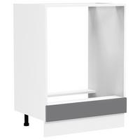 Omara Za Vgradnjo Štedilnika Fasola, Bela, Antracit, Š 60cm - bela/antracit, Trend, umetna masa/leseni material (60/82/46cm) - MID.YOU