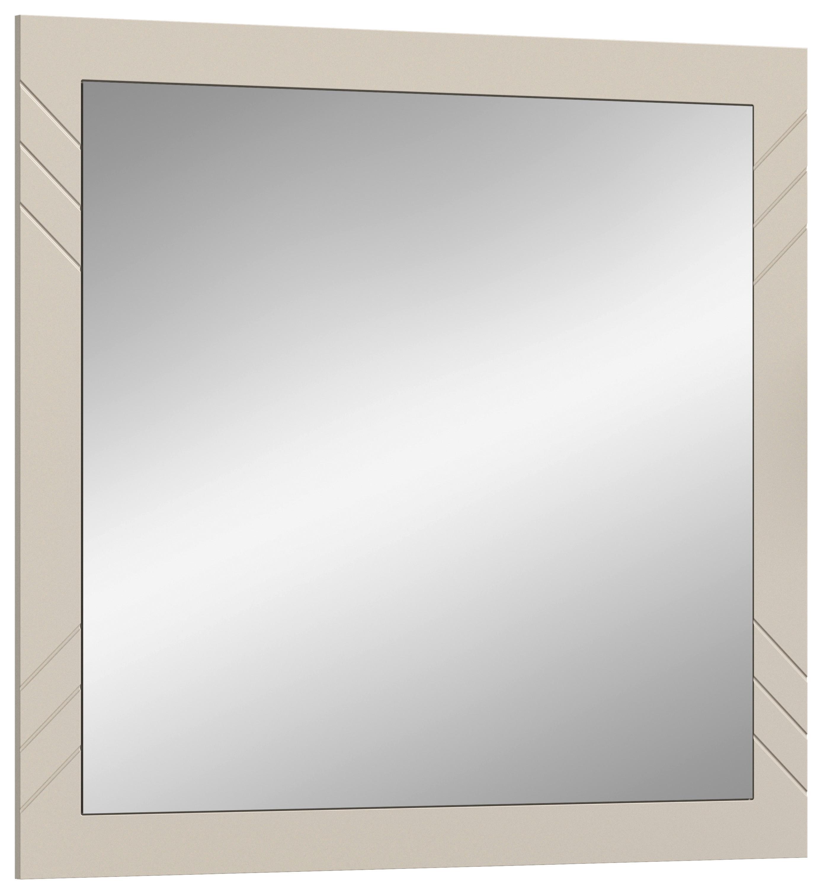 Spiegel Notes ca. 80x80 cm Sandbeige - Design, Glas/Holzwerkstoff (80/80/2cm) - MID.YOU
