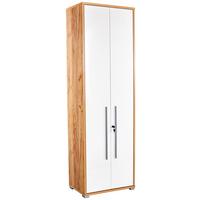 Polica 2 Vrata Profi - bijela/boje hrasta, Moderno, drvni materijal (75/220/35cm) - Modern Living