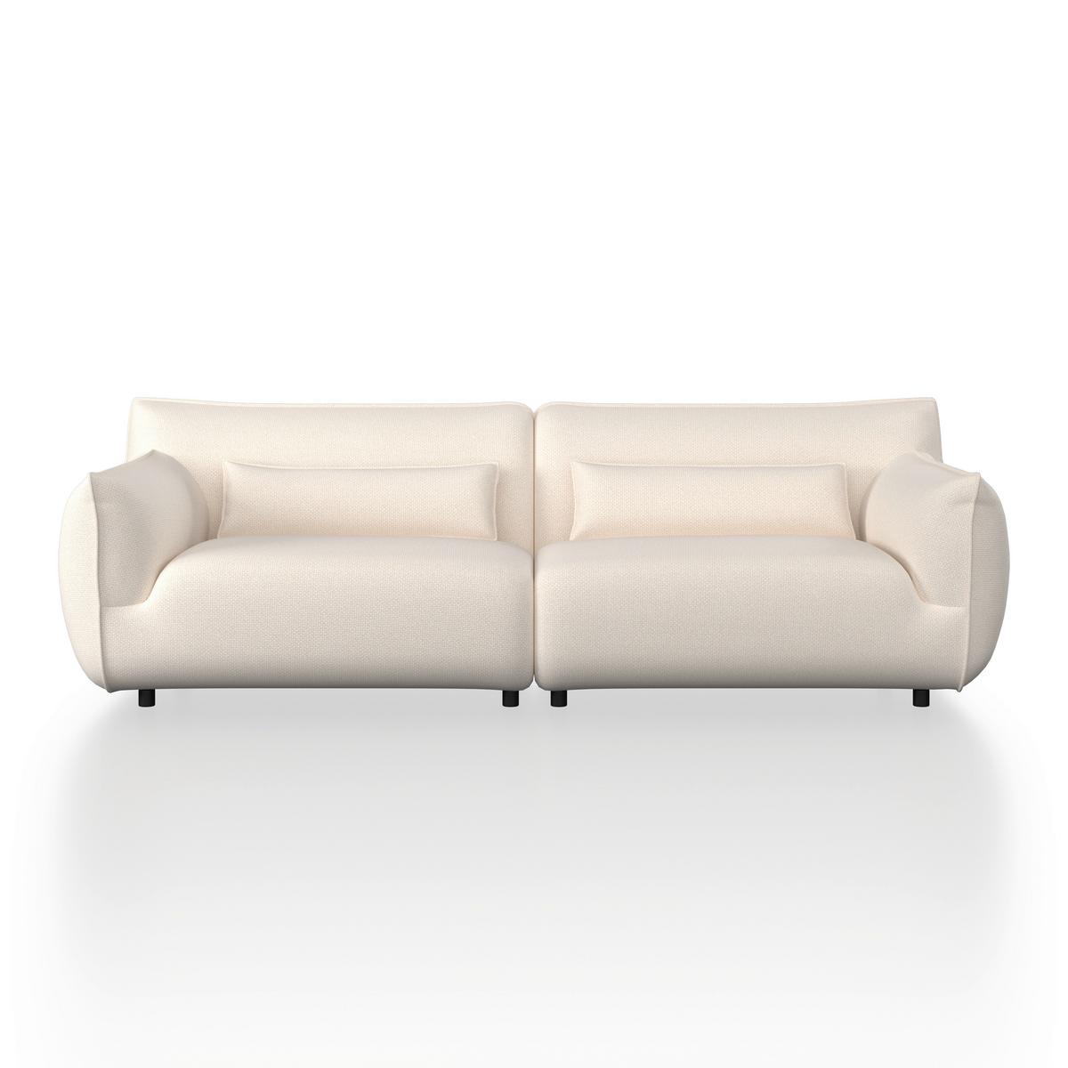 Canapea Bigsofa CLARA - bej, Modern, lemn/metal (284/86/111cm) - Bessagi Home