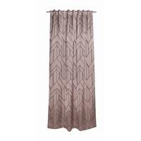 ZASŁONA GOTOWA ELIAN - brudny róż/szary, Basics, tkanina (130/250cm) - Schöner Wohnen