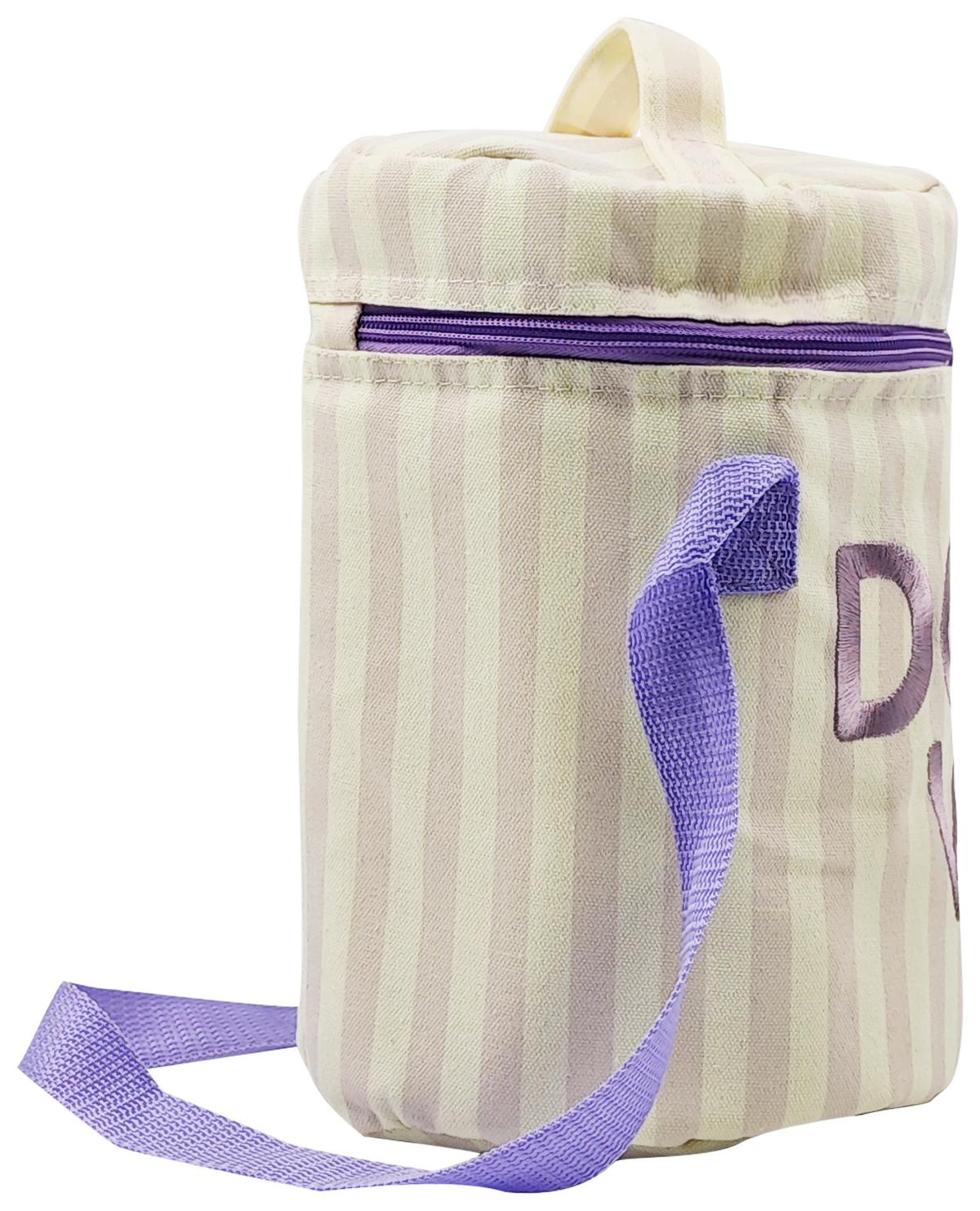 Kühltasche Dolce Vita Weiß/Flieder ca. 7l - Flieder/Weiß, KONVENTIONELL, Kunststoff/Textil (17/24/17cm) - Mömax