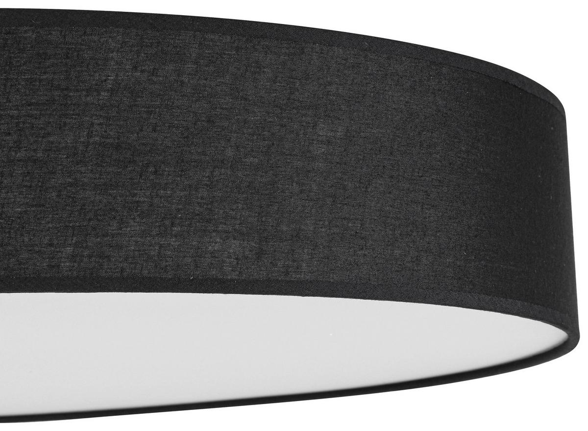 LAMPA SUFITOWA LED CHRISTINA - czarny/biały, Trend, tworzywo sztuczne/metal (60/11cm) - Novel