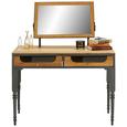 Schreibtisch Naturfarben/Grau - Naturfarben/Grau, LIFESTYLE, Glas/Holz (97/61/71/47/46/15cm) - Premium Living Schreibtisch Naturfarben/Grau - Naturfarben/Grau, LIFESTYLE, Glas/Holz (97/61/71/47/46/15cm) - Premium Living