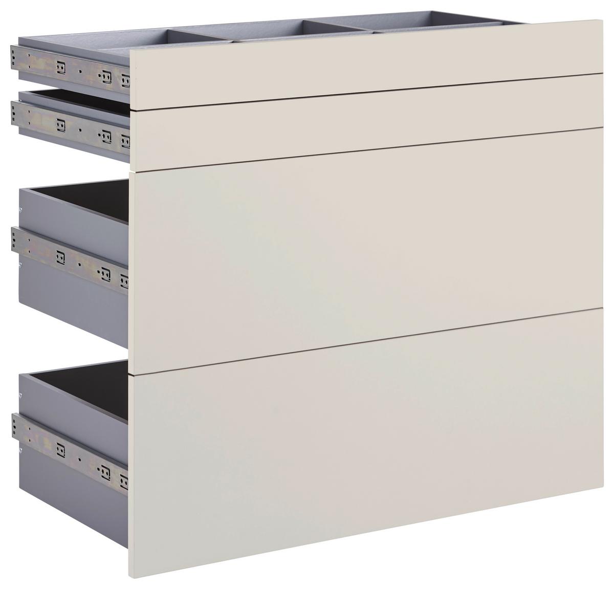 Schubladenset Unit Kaschmir - Kaschmir, MODERN, Holzwerkstoff (91/82/47cm) - Based