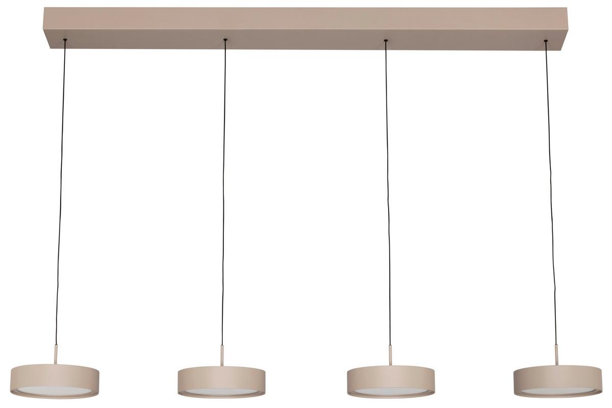 LAMPA WISZĄCA LED BELLEVUE *DK* - kolor piaskowy, Design, metal (118/17,5/180cm) - Dieter Knoll