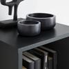 HYLLA CASSA 1 -TOP- -BASED- - antracit, Klassisk, trämaterial (112/113/35cm) - Based