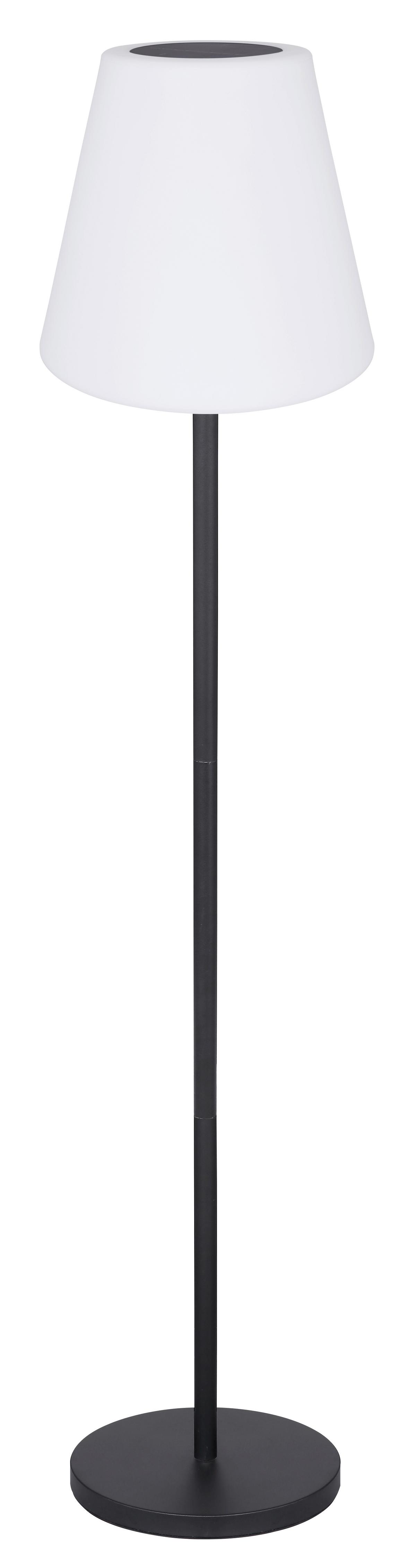 Solarna Svetilka Color, S Sijalko - črna/bela, Basics, kovina/umetna masa (34/150cm)