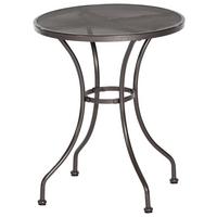 Gartentisch Delos ca. 60x75 cm Graphit - Graphitfarben, MODERN, Metall (60/60/75cm) - Gardenson