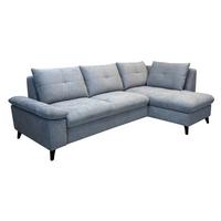 Sarokkanapé Ágyfunkcióval Mondial - világosszürke, Modern, műanyag/faalapú anyag (259/92/162cm)