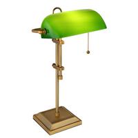 TISCHLEUCHTE 2491N - Weiss/Messingfarben, Konventionell, Glas/Metall (26,5/25/56cm) - Globo
