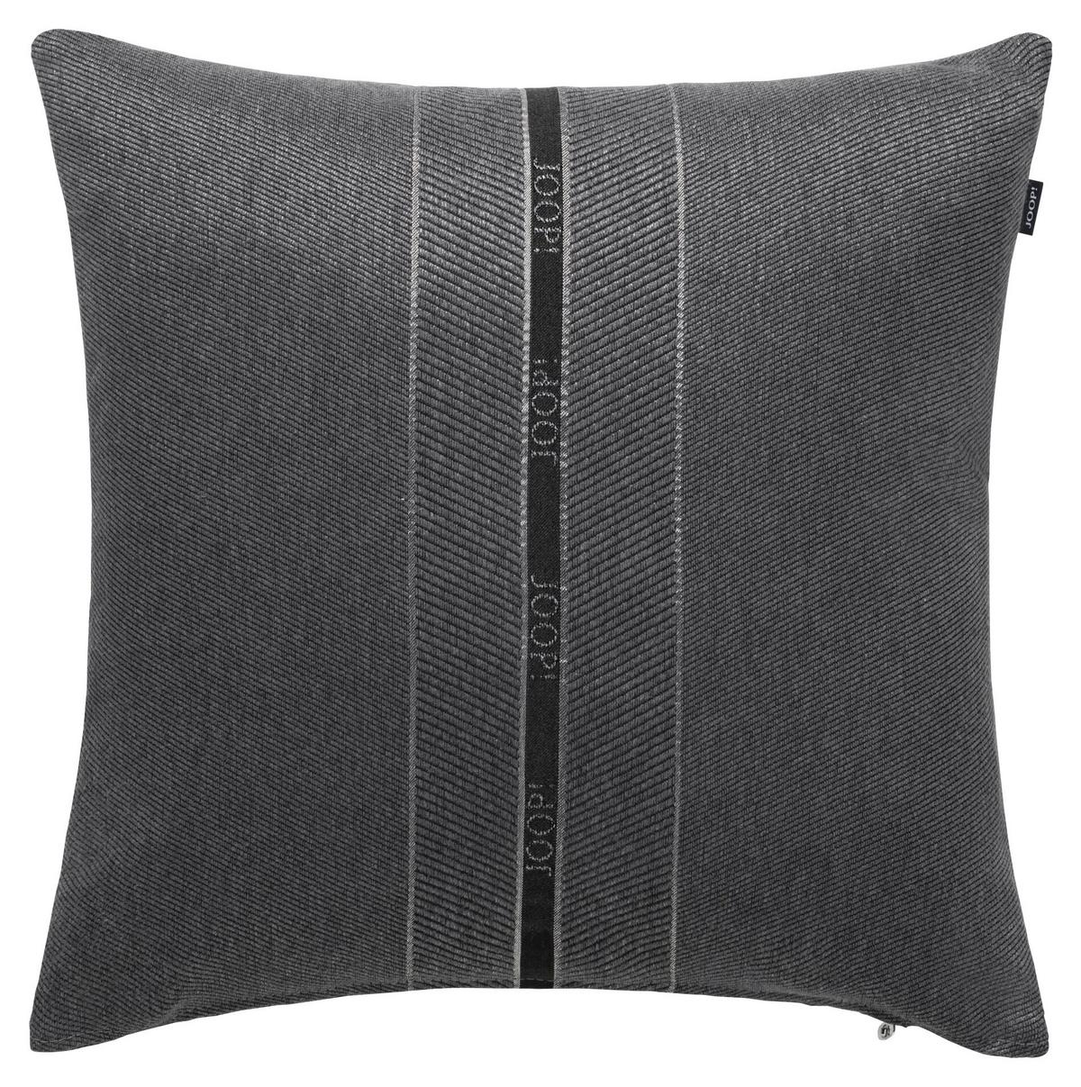 POSZEWKA NA PODUSZKĘ J-RIBBON - antracytowy, Design, tkanina (40/40cm) - Joop!